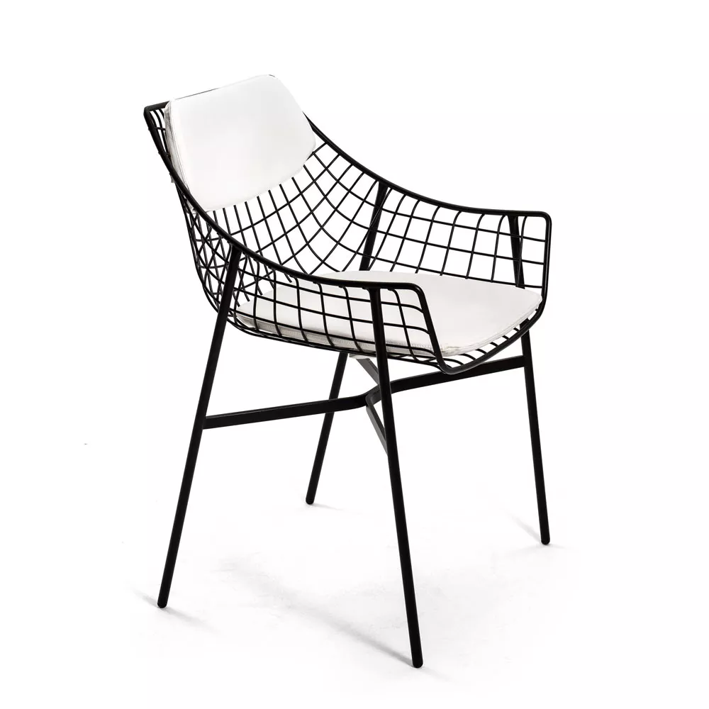 Varaschin Summer Set Gartenstuhl inkl. Sitz- und Rückenkissen • Armlehnstuhl 57 cm