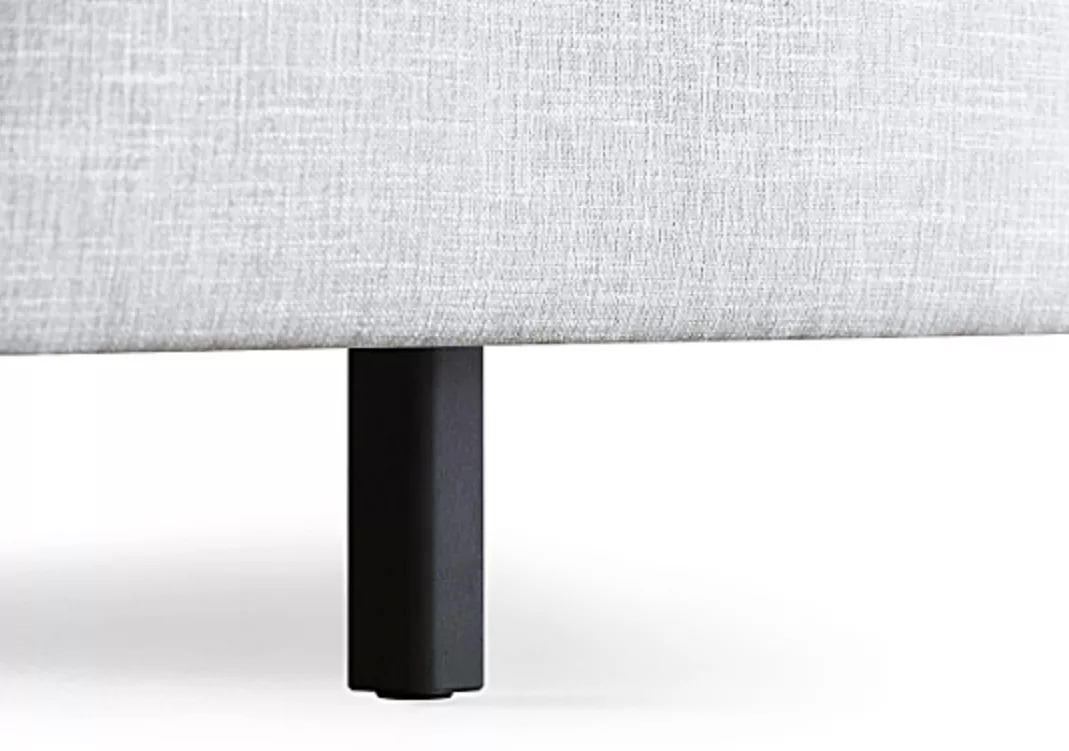 HA-solid Holzfuß in schwarz