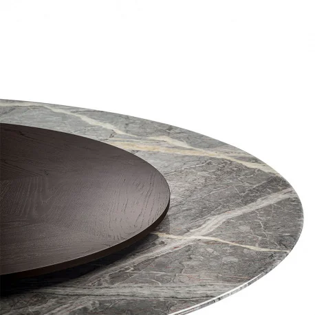 Der Marmortisch Mesa Due ist eine wahre Verschmelzung von Eleganz und Funktionalität