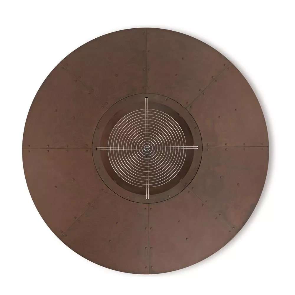 AK47 Zero Feuerstelle 300 cm Gartenkamin in runder Form aus Metall ohne Hintergrund