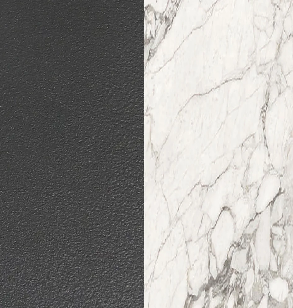 Graphite / Calacatta S17