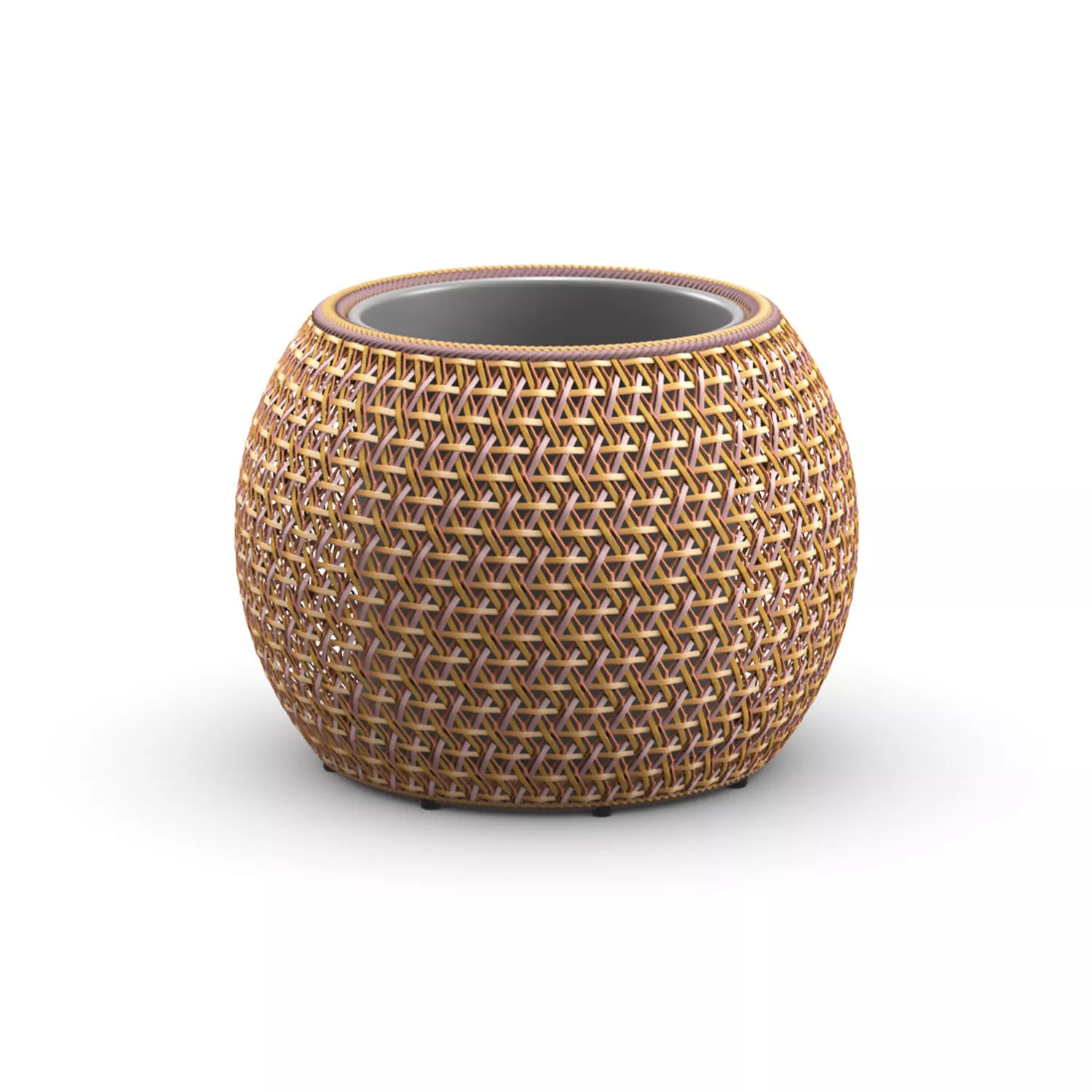 Dedon Dala Blumentopf 61 cm in einem modernen Design ohne Hintergrund