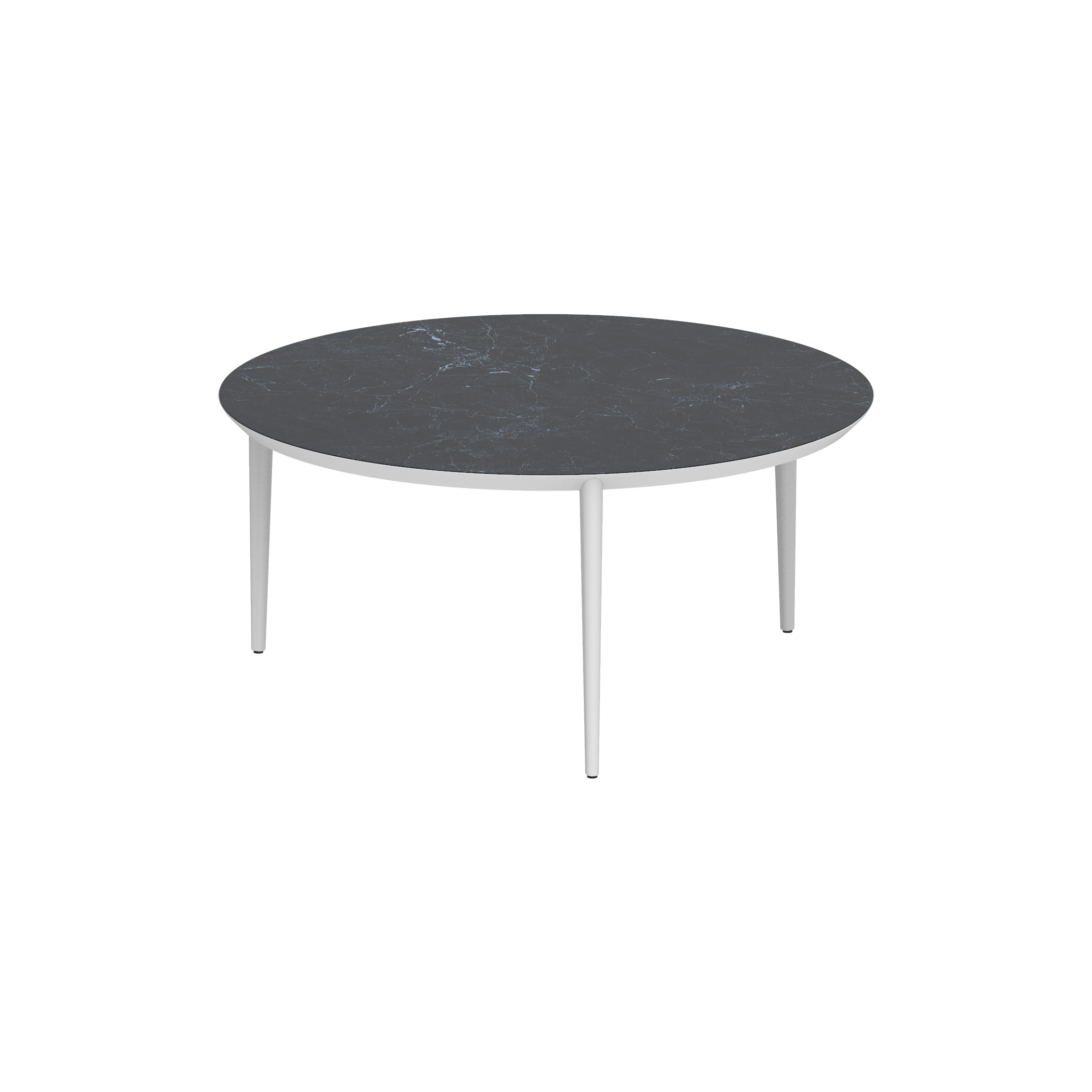 Royal Botania U-Nite Gartentisch • Ø 160 cm • Sonnenschirmloch