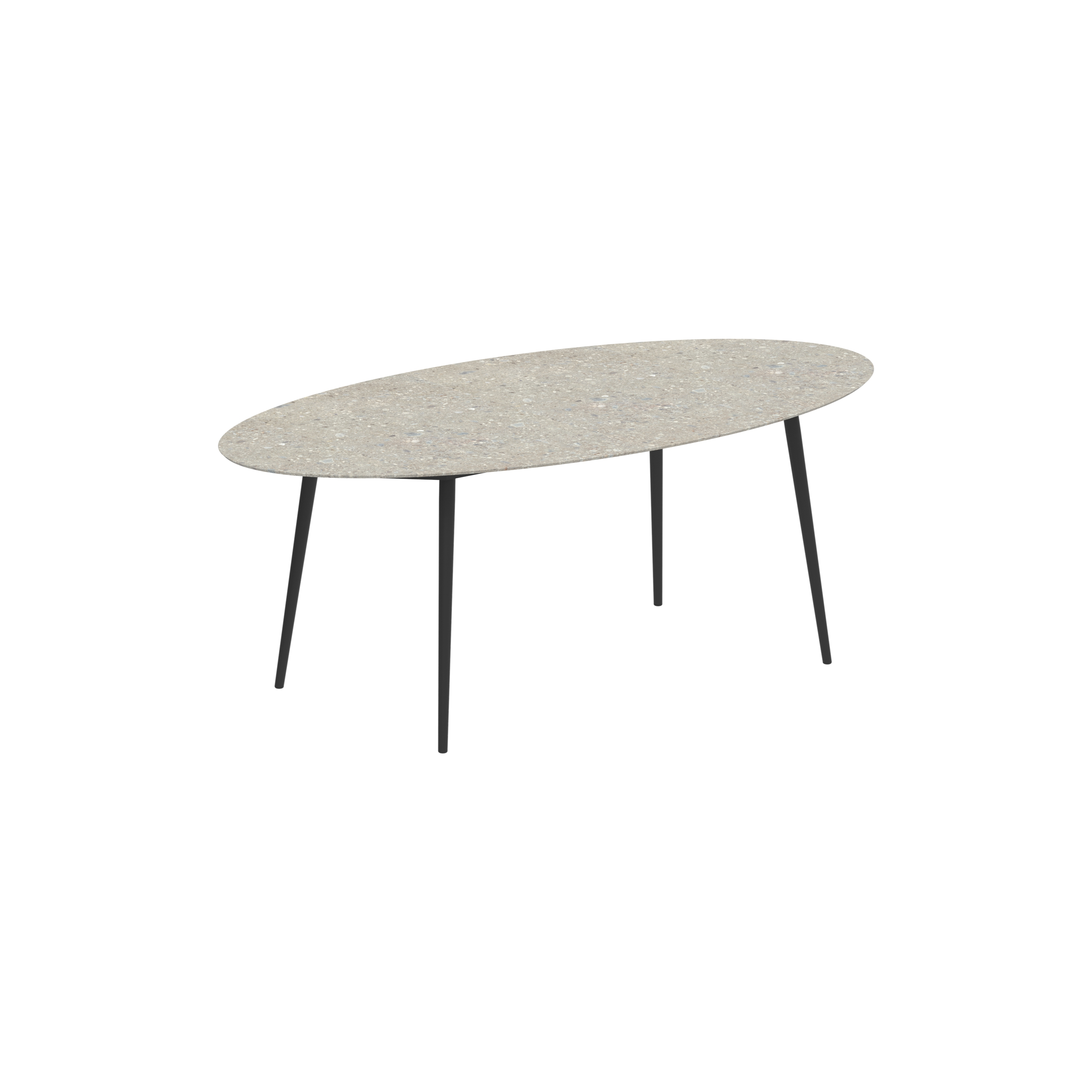 Royal Botania Styletto Ellipse Thekentisch • 250 x 130 cm