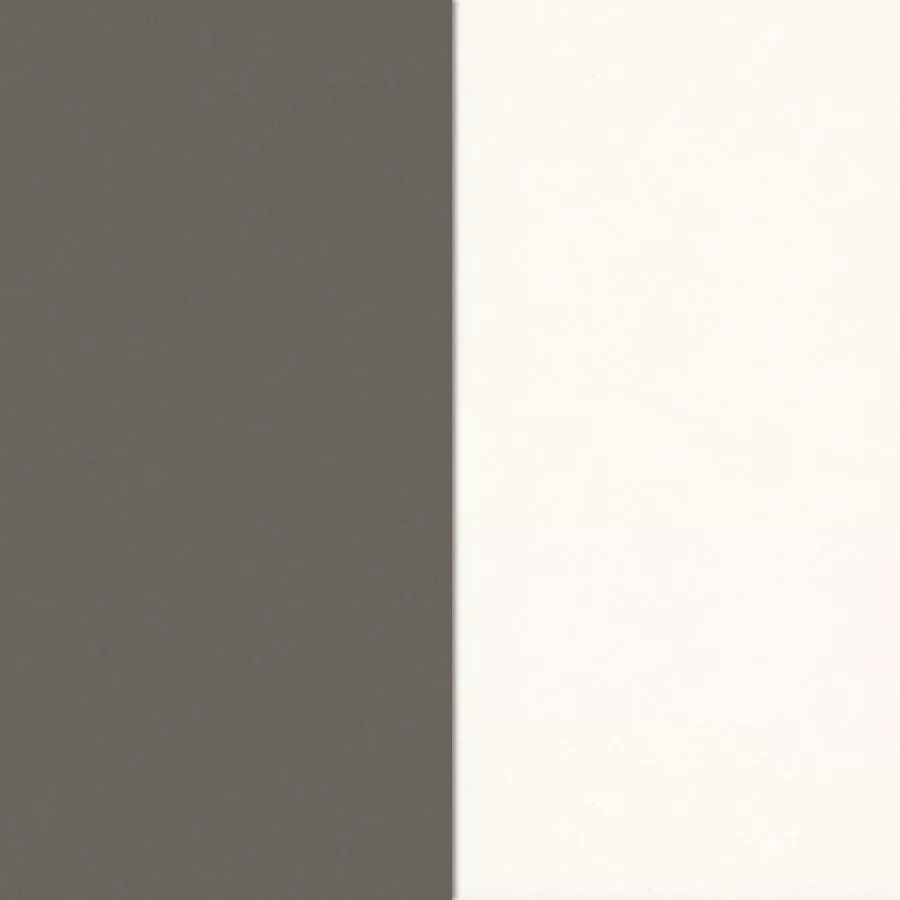 80 cm Aluminium Terra / HPL White