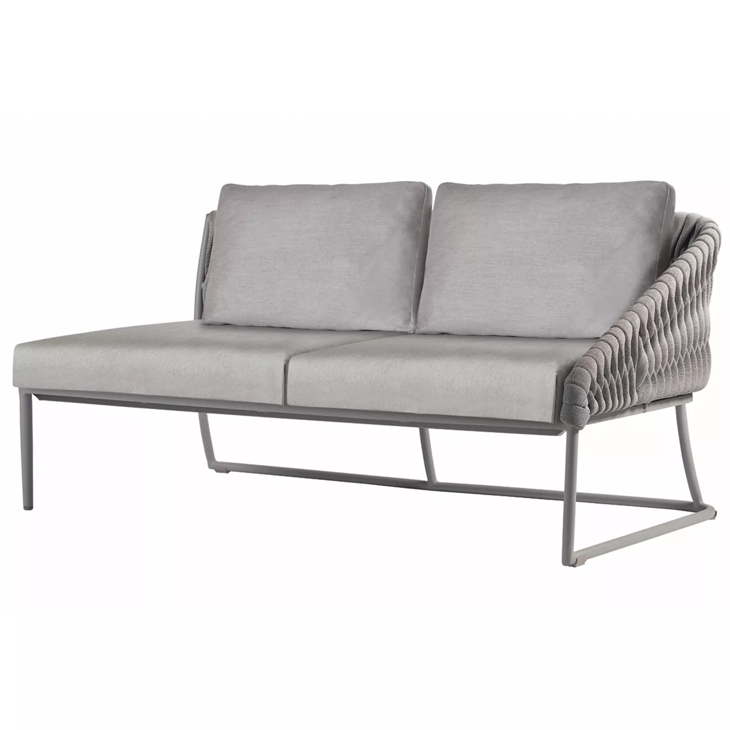 Sifas Basket Gartensofa Seitenmodul rechts inkl. Polster