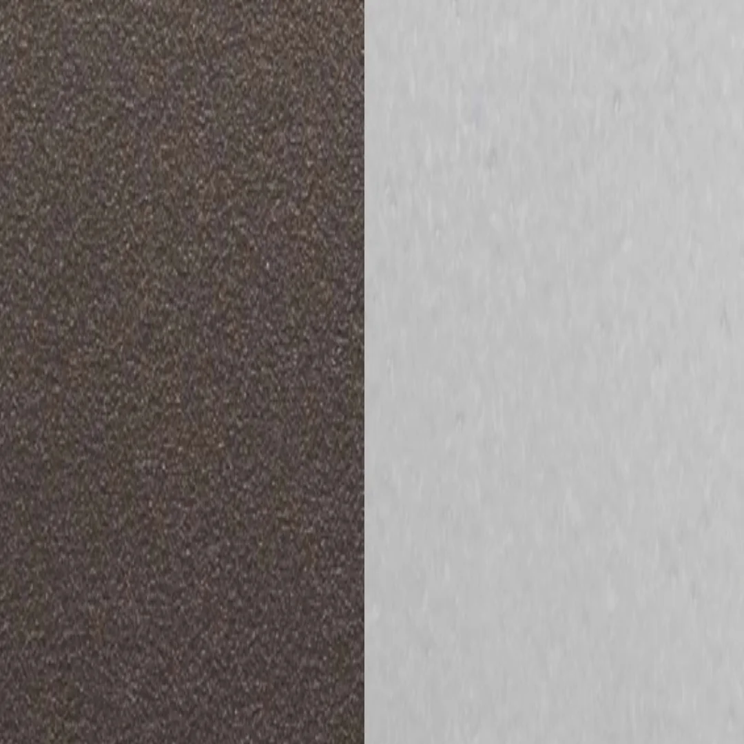 Aluminium beschichtet Bronze / Emaillierter Lavastein Pearl