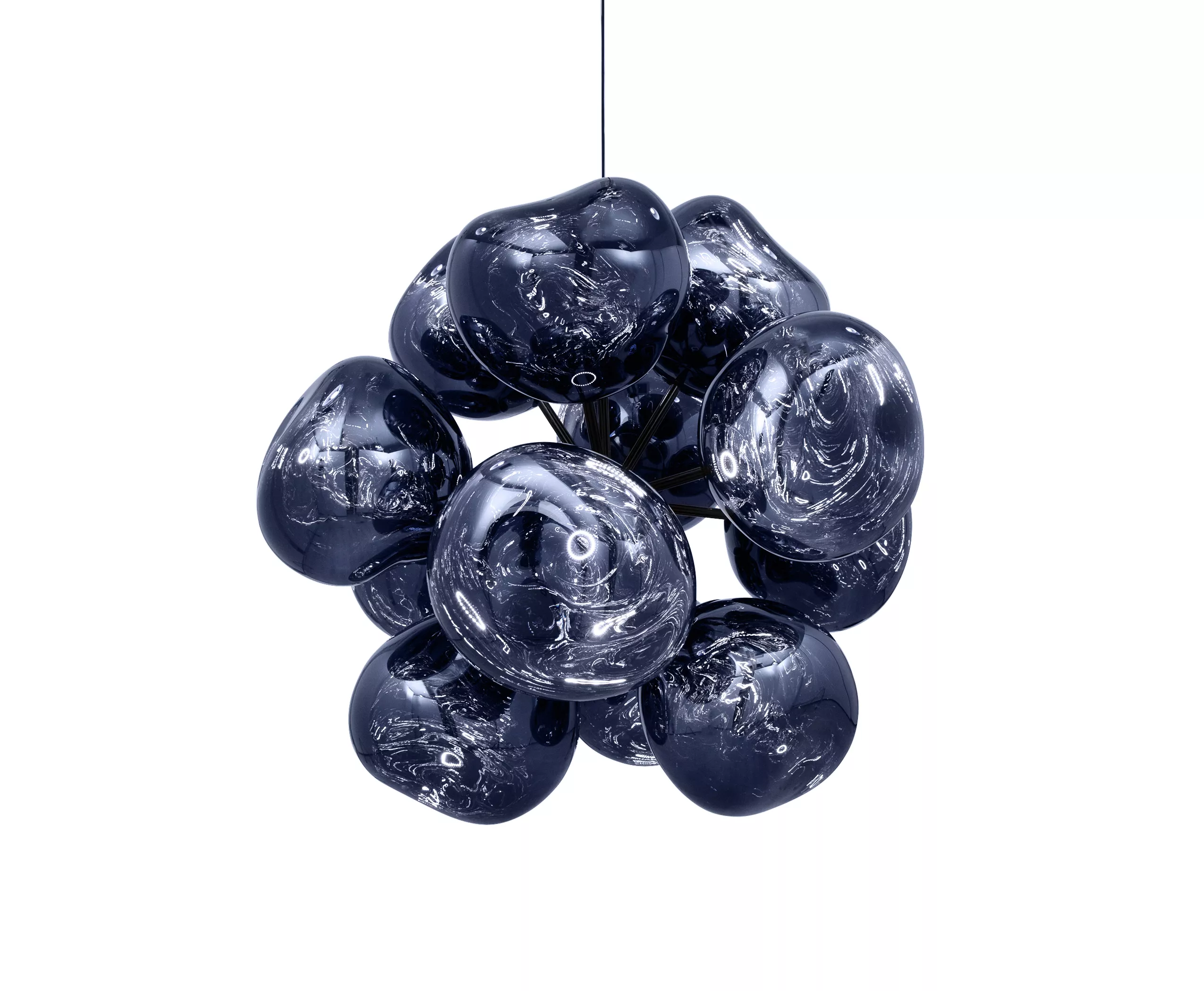 Tom Dixon Melt Burst Chandelier Smoke Kronleuchter