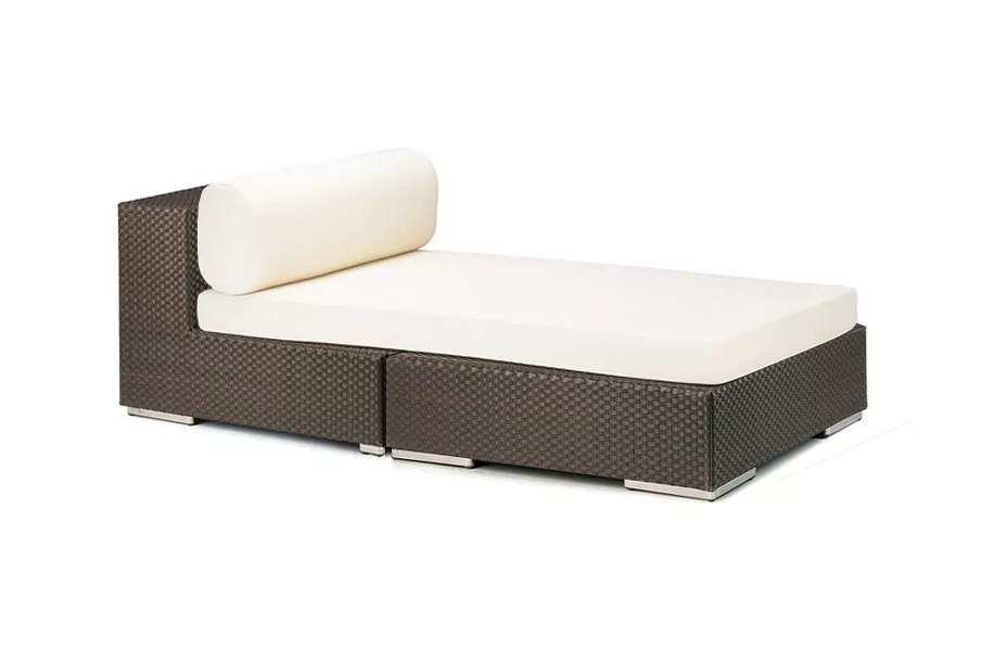 Dedon Lounge Daybed Modul Mitte XXL in einem modernen Design ohne Hintergrund
