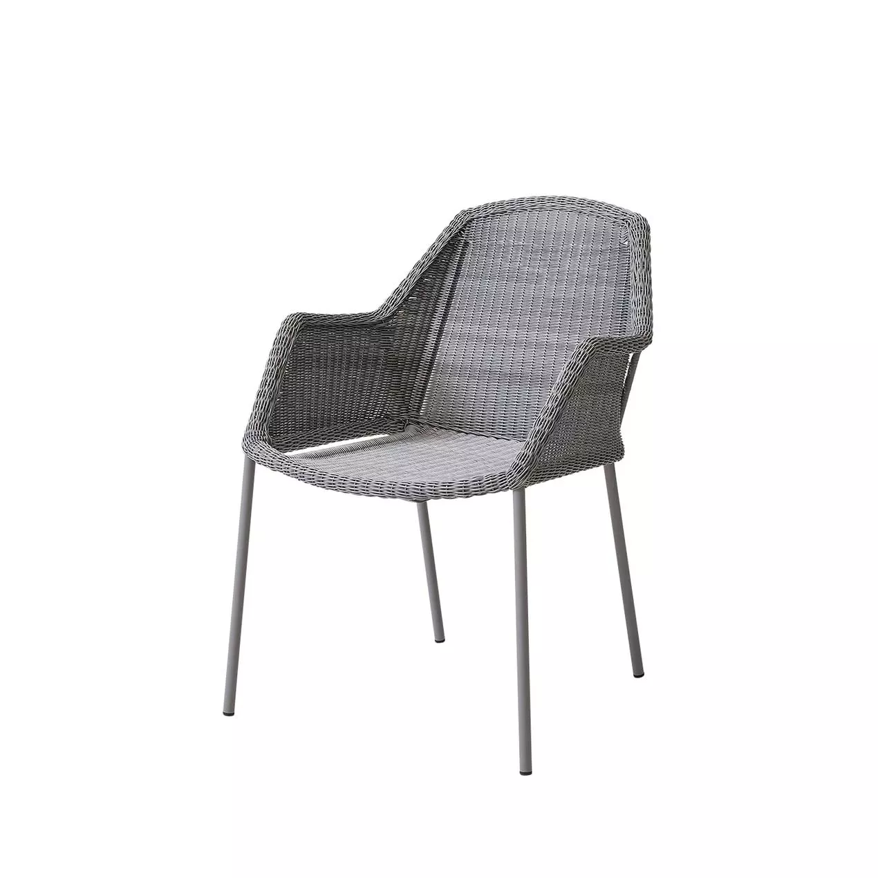 2-er Set Cane-line Breeze Gartenstühle Light Grey - 10%-Outletrabatt