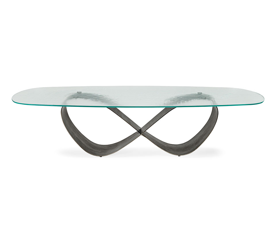 Cattelan Italia BUTTERFLY Glas Esstisch • verschiedene Varianten