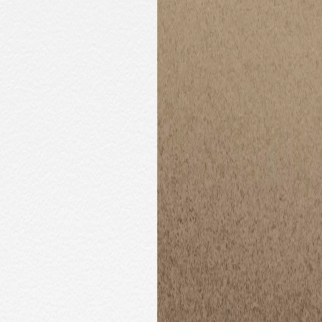 Aluminium beschichtet Weiß / Keramik Taupe Grey