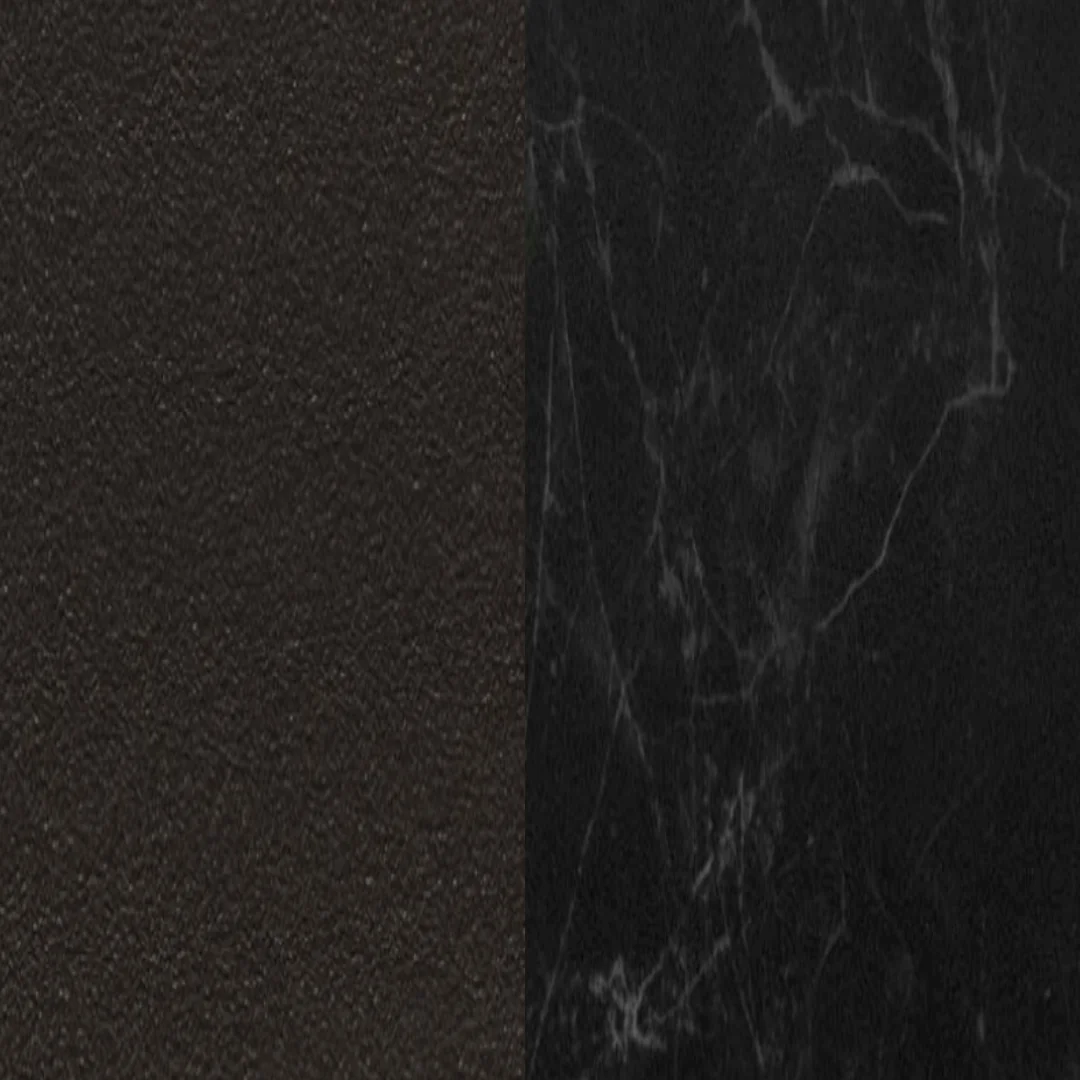 Aluminium beschichtet Anthracite / Keramik Nero Marquina