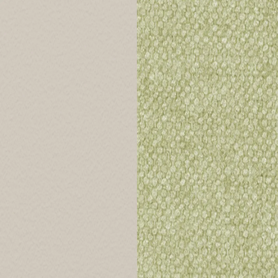 Aluminium beschichtet Pebble / Textile Sage Canvas