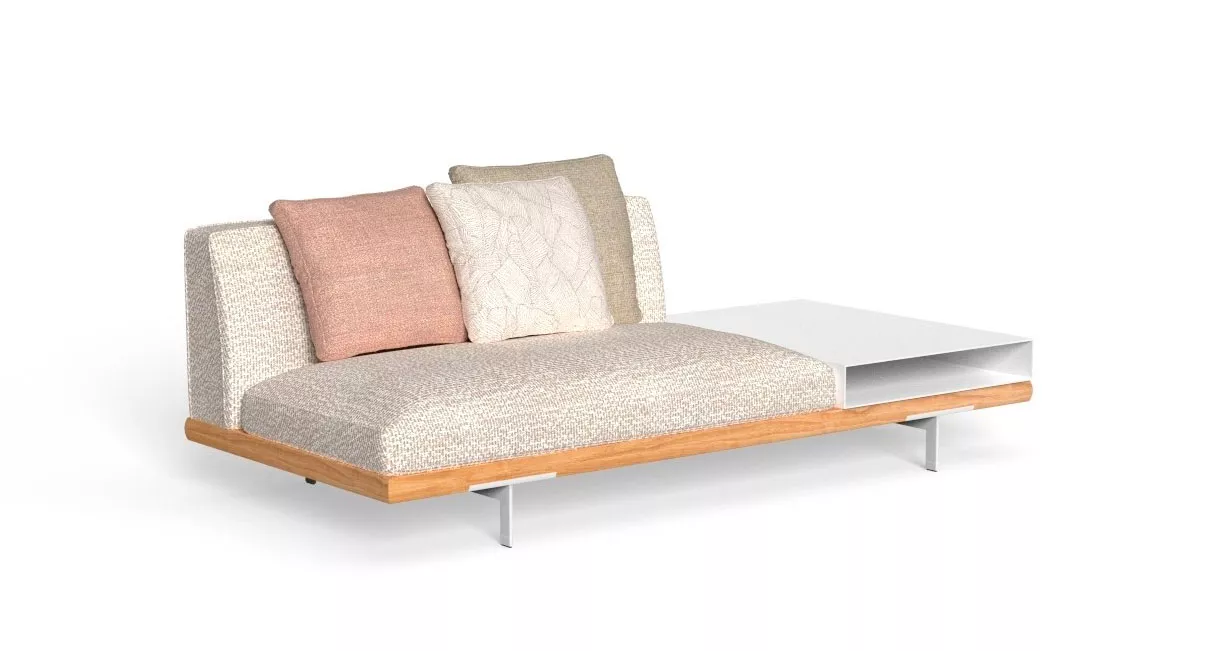 Talenti ALLURE Loungesofa CX 210 cm • SX Ablage • inkl. Sitz- & Rückenkissen