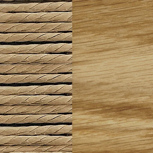 Eiche geölt + Kordel natur