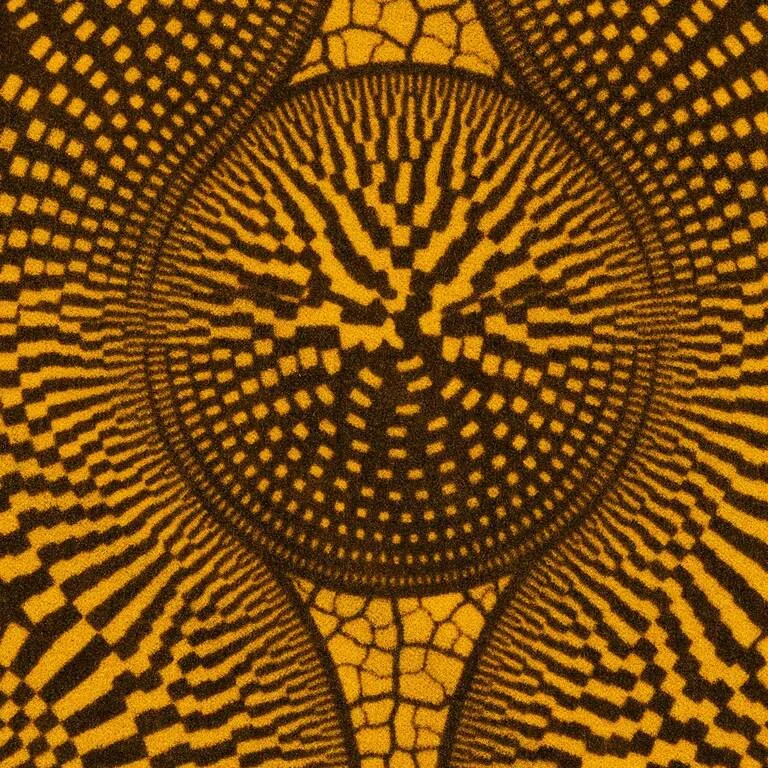 Yellow | Velvety Fabric Tribal