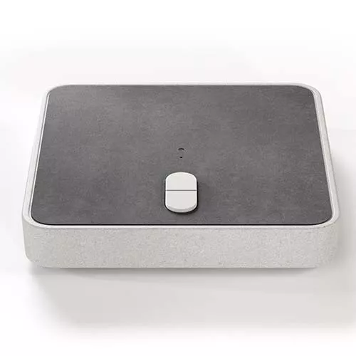 Rollensockel Z, 55 kg mit Decorplatte Aluminium anthrazit und Standrohr Z in Stahl verzinkt