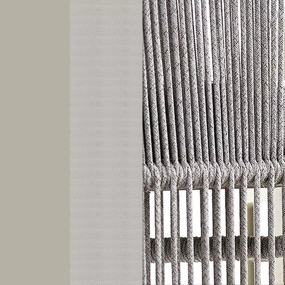 Seidengrau / Perla / Perla-Geflecht