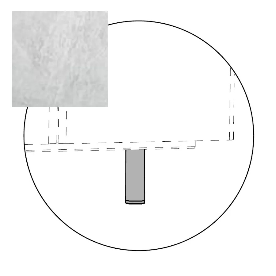 32,5 cm - feuerverzinkt