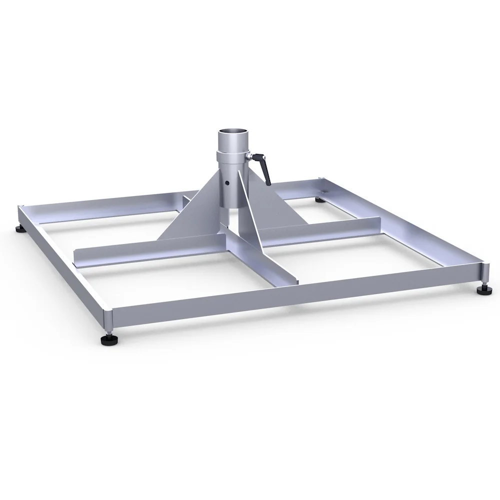 Standrahmen - ohne Platten - mit Schrägausgleich