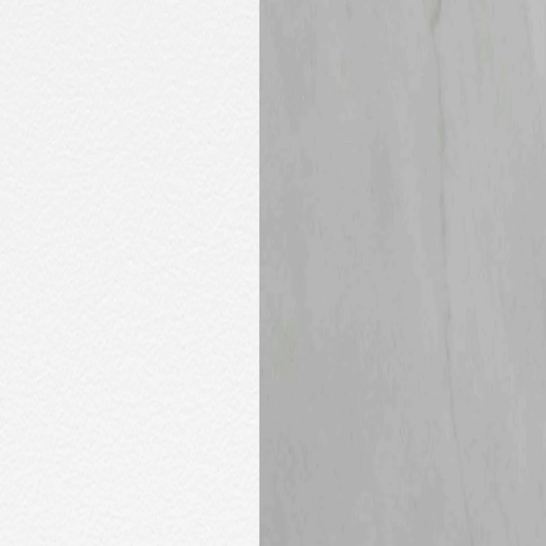 Aluminium beschichtet Weiß / Keramik Bianco Statuario