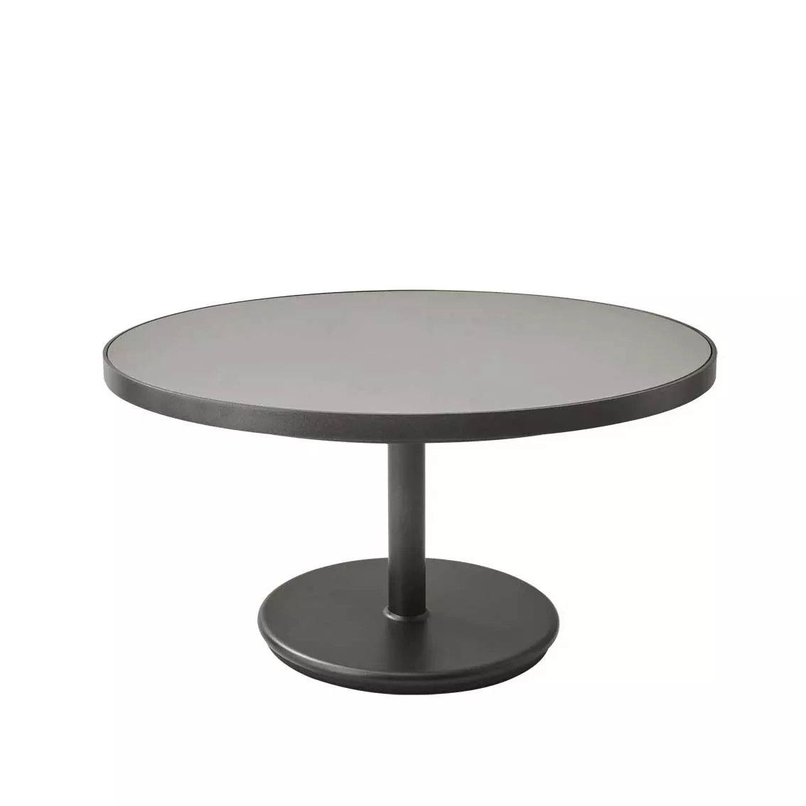 Cane-line Go Loungetisch | Couchtisch mit Aluminium-/Keramikplatte Ø 75 cm