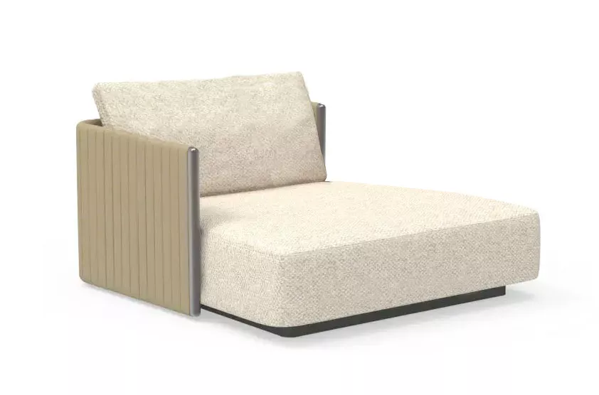 Talenti GEORGE Loungesofa XL DX Endmodul • inklusive Polster