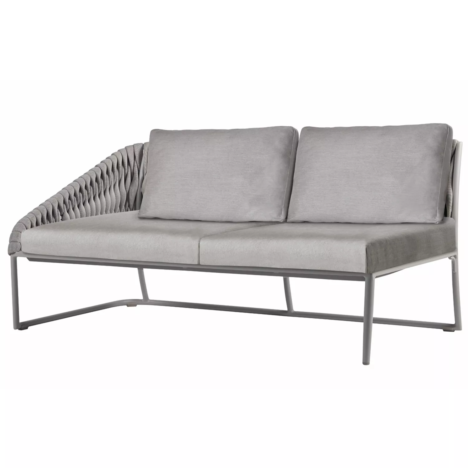 Sifas Basket Gartensofa Seitenmodul links inkl. Polster