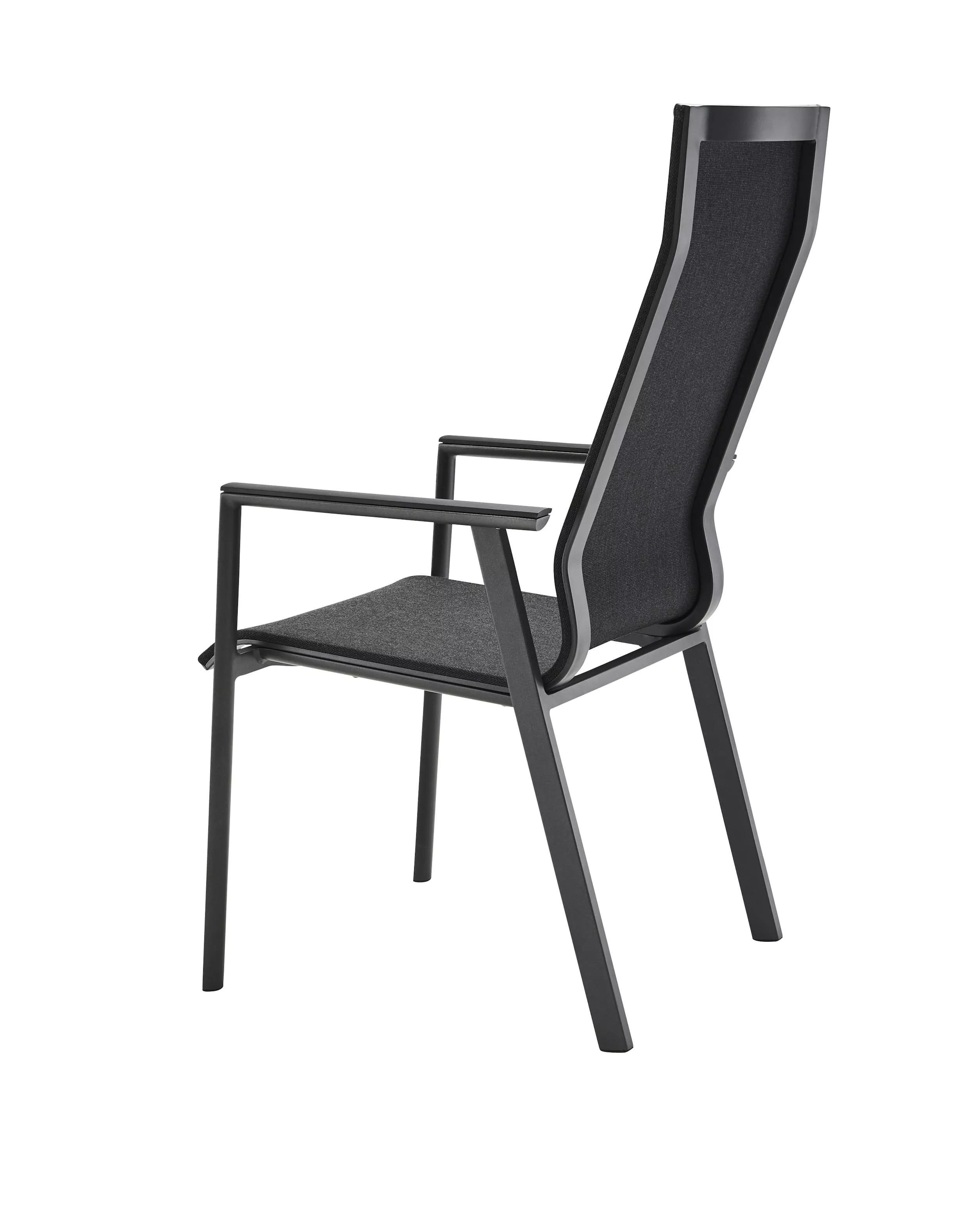 Solpuri Soul Stapelsessel Hoch in Anthracite Coal ohne Hintergrund