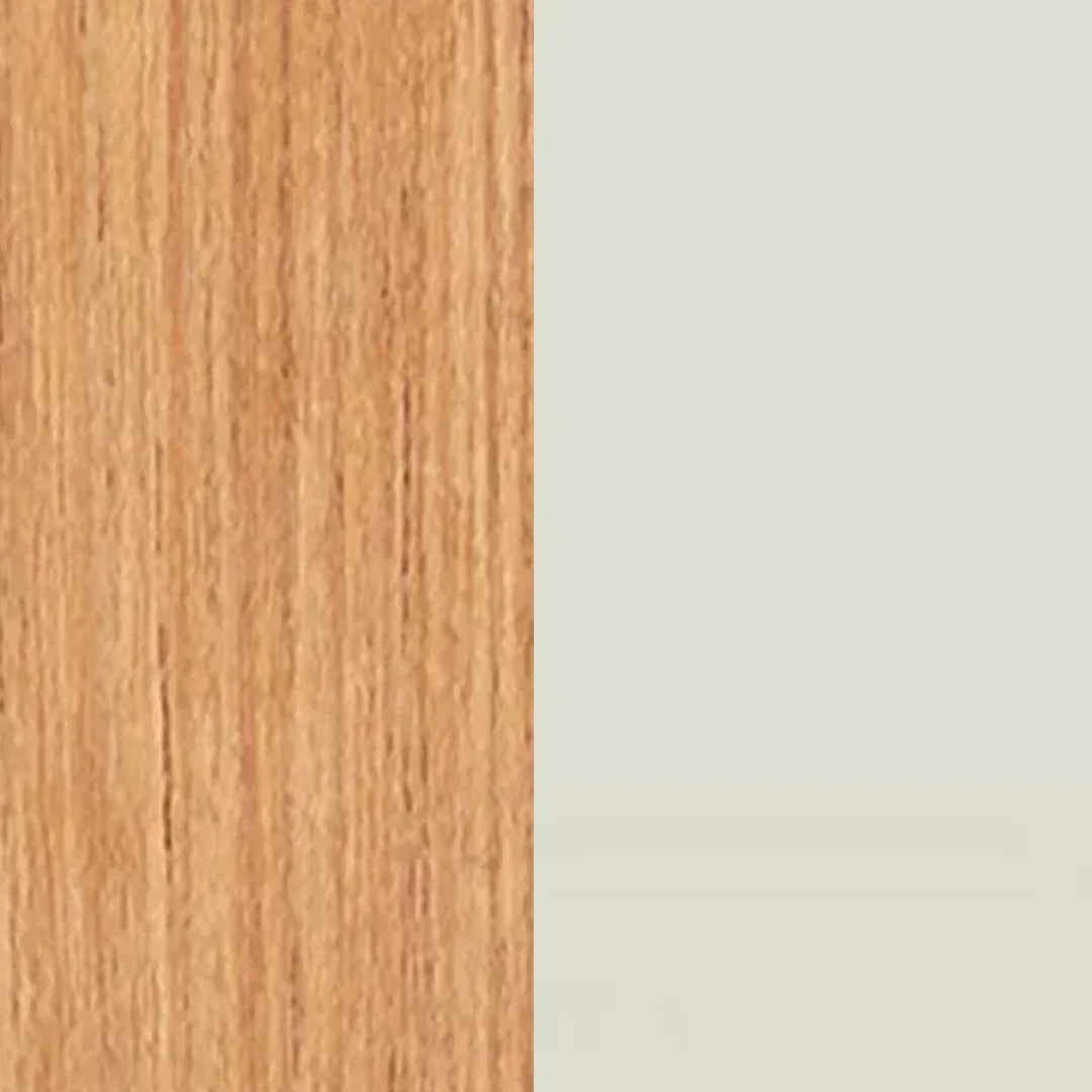 Teak Natur / metal warmwhite