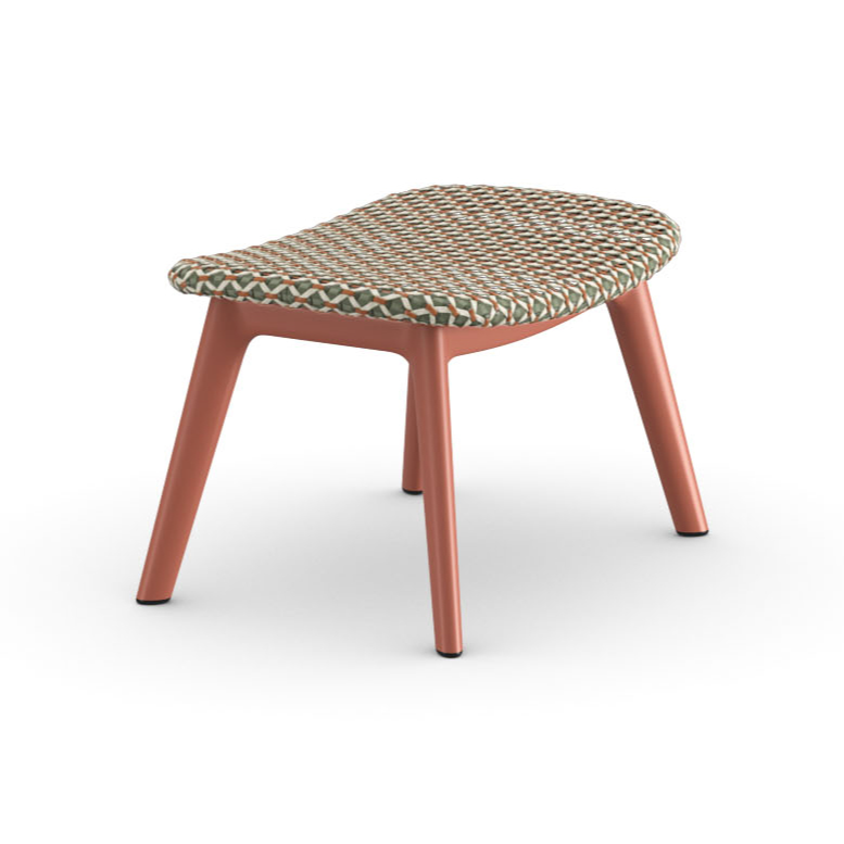 DEDON MBRACE Loungehocker • Aluminiumgestell