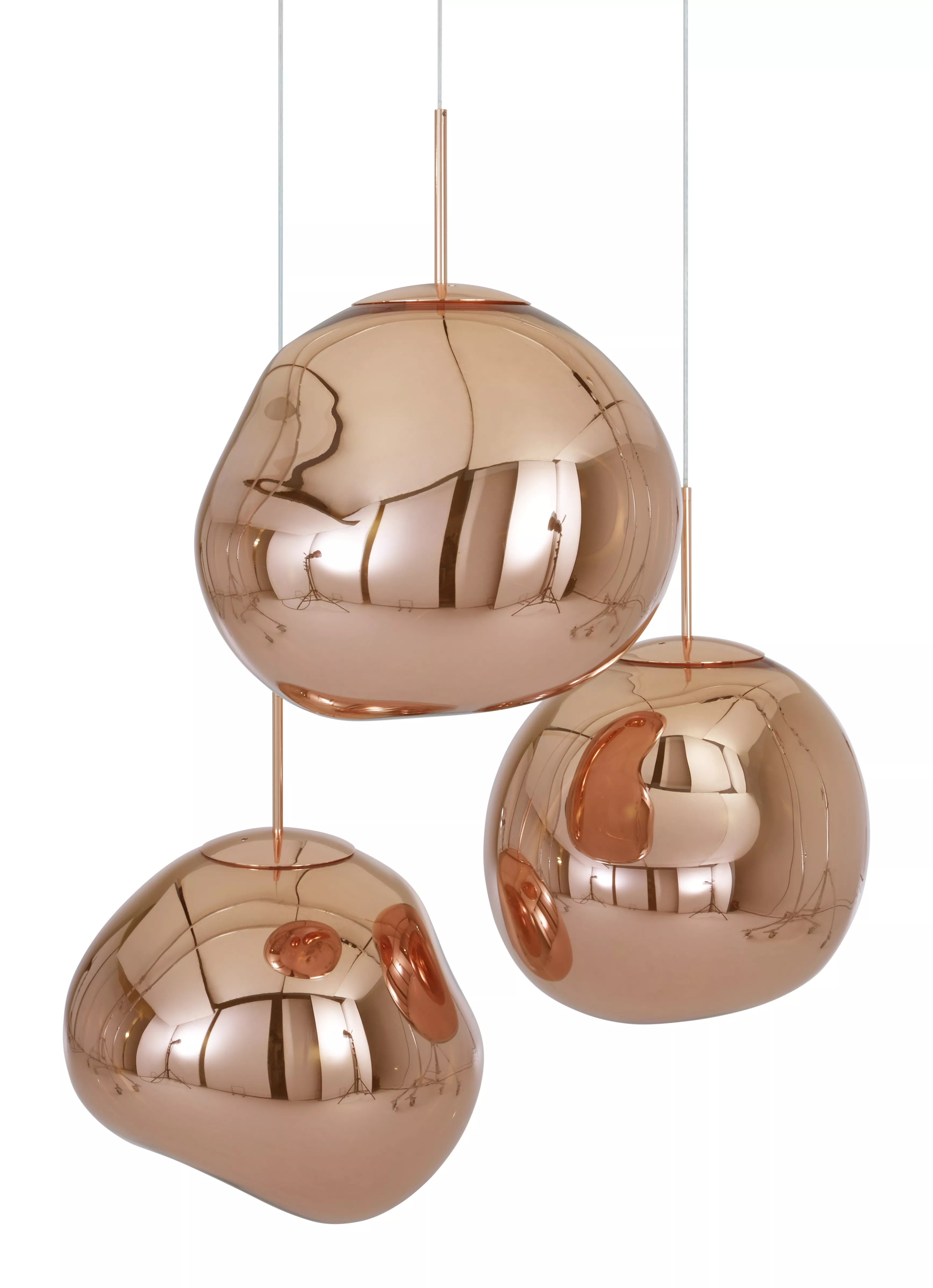 Tom Dixon Melt  Copper Trio Round Pendant Deckenleuchte