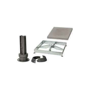 Sockelrahmen M4, 180kg inkl. Platten-Set 12 x Beton & Standfuss M4 feuerverzinkt