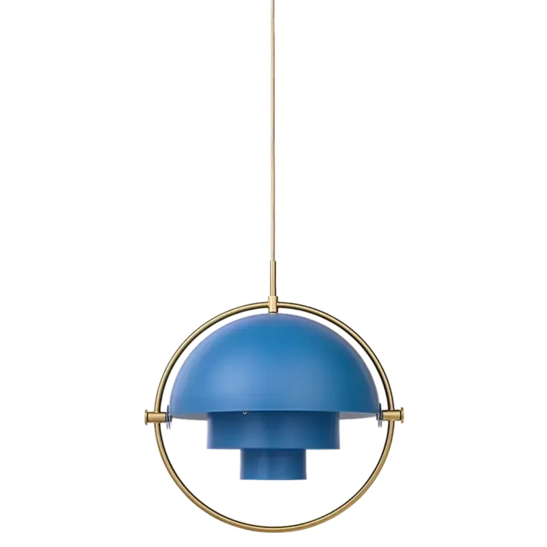 Brass Base / Nordic Blue Matt Shade