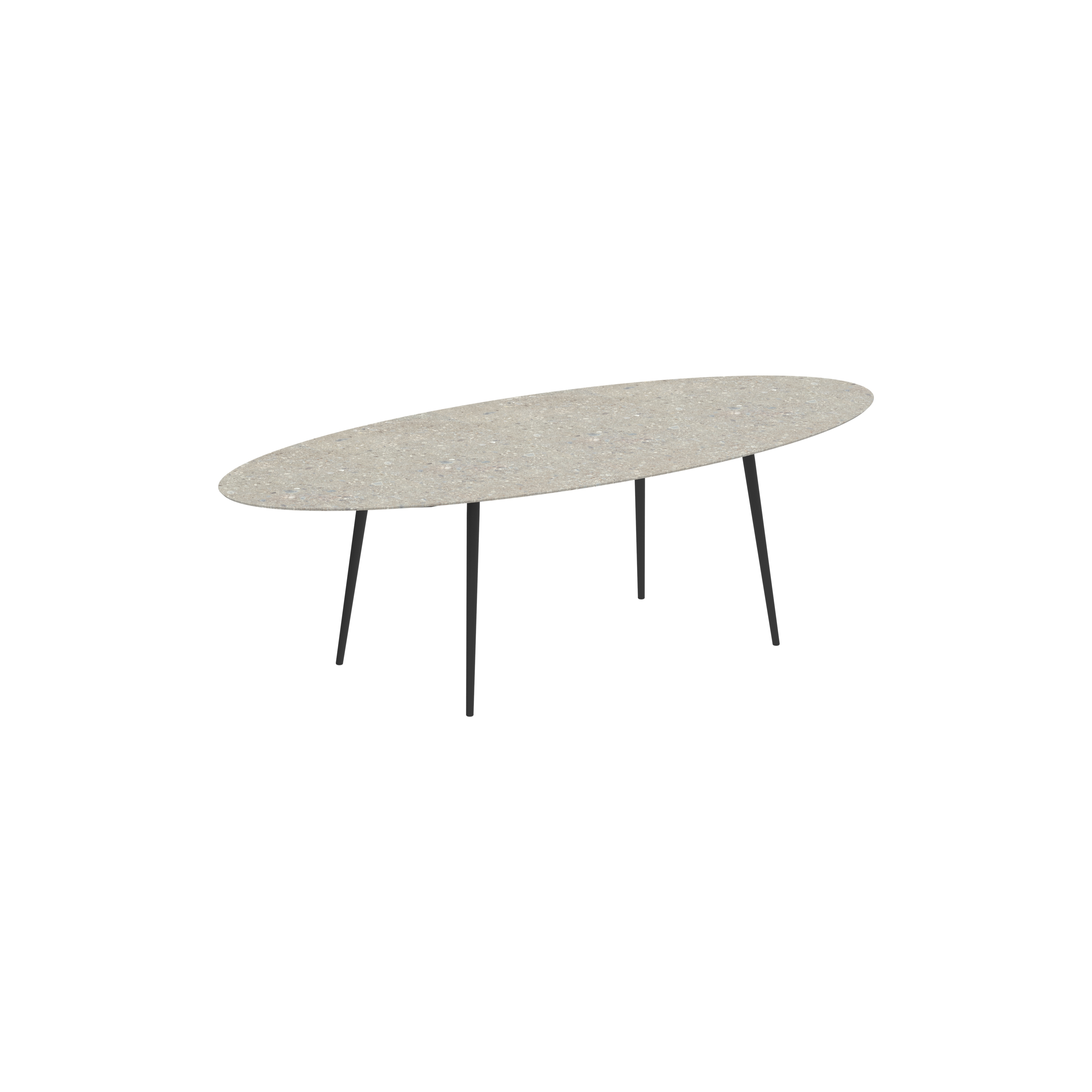 Royal Botania Styletto Ellipse Thekentisch • 320 x 140 cm