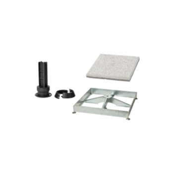 Sockelrahmen M4, 180kg inkl. Platten-Set 8 x Beton & 4 x Granitoptik & Standfuss
