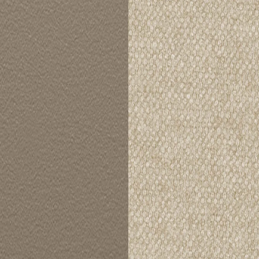 Aluminium beschichtet Sand / Textile Beige Canvas