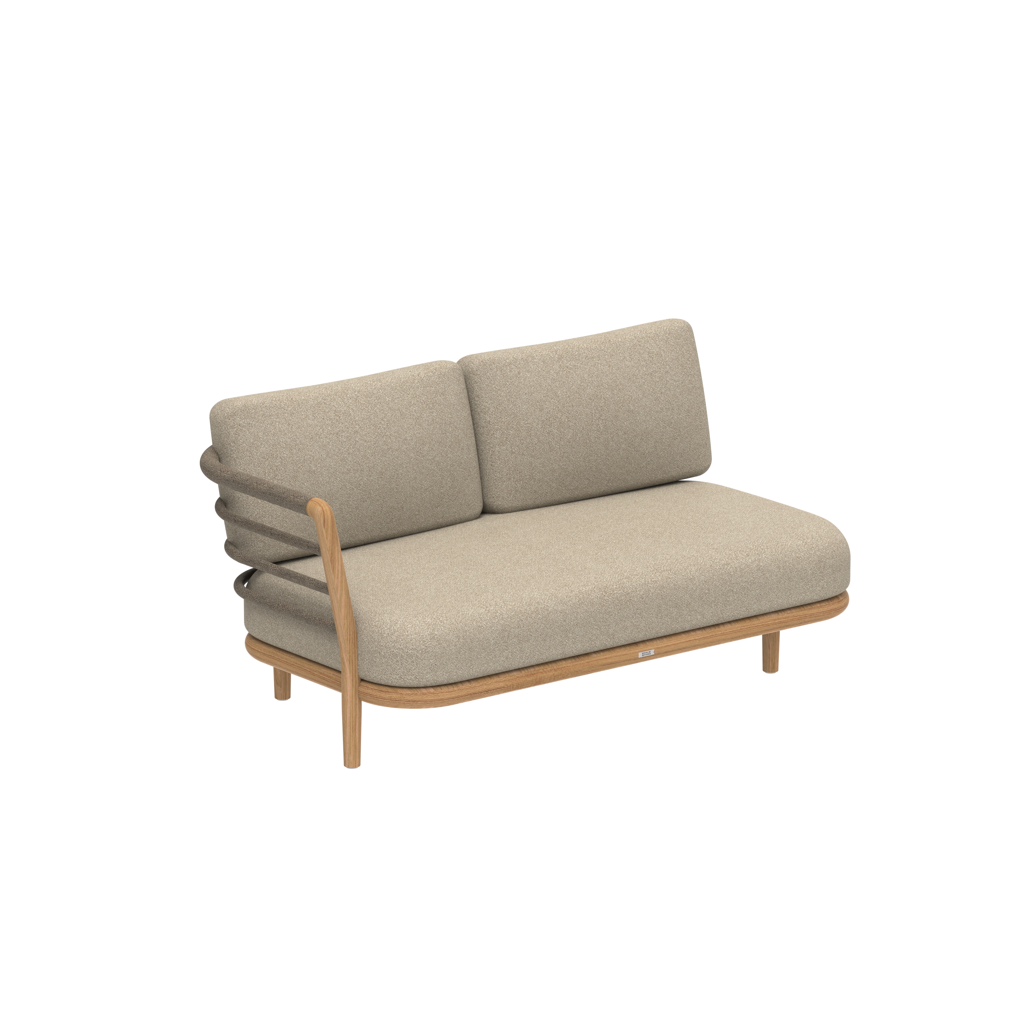 Royal Botania Archy Lounge 2-Sitzer mit linker und rechter Armlehne