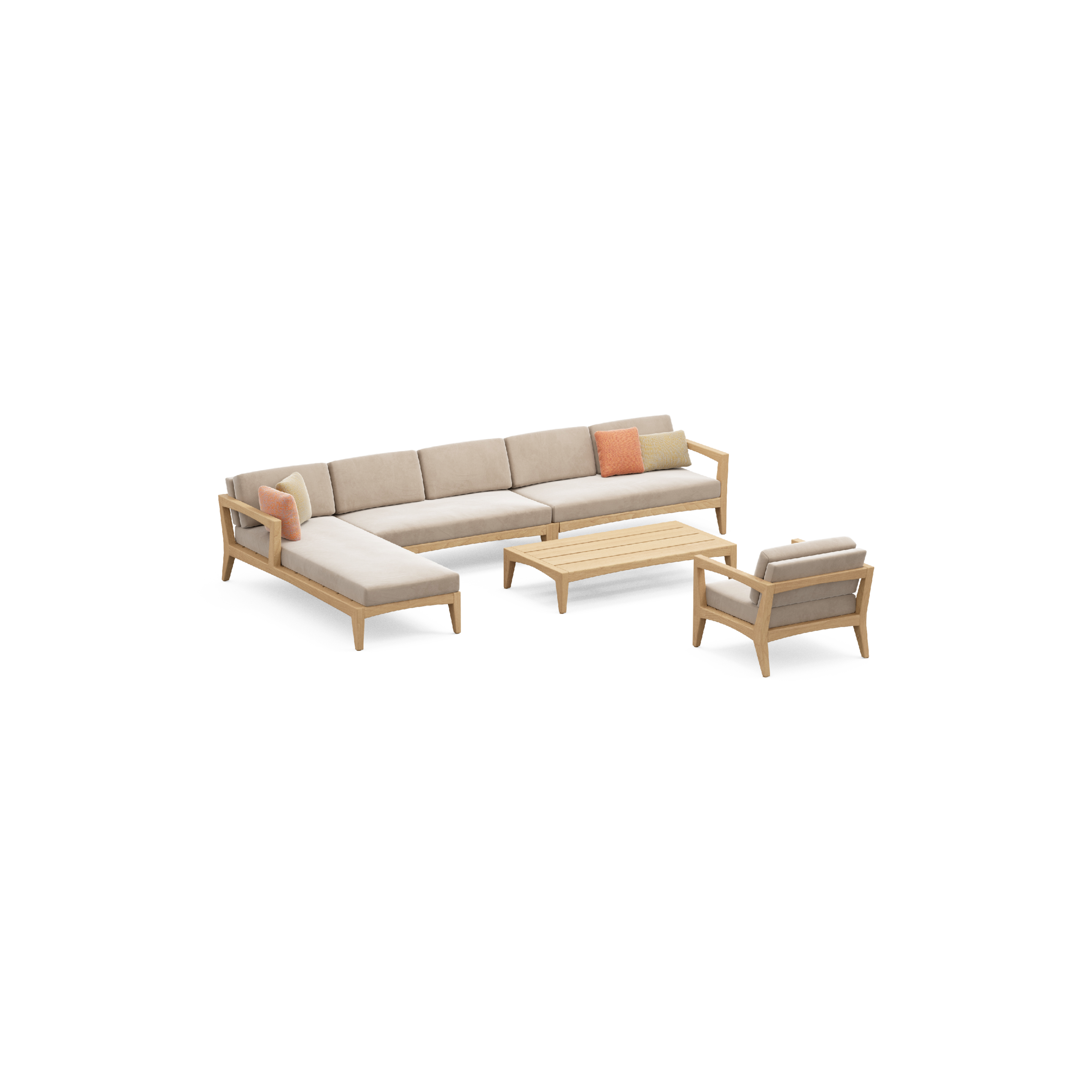 Royal Botania Zenhit Lounge Set-01 • inklusive Polsterung