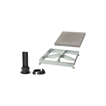 Sockelrahmen M4, 180kg inkl. Platten-Set 12 x Beton & Standfuss M4 graphitgrau