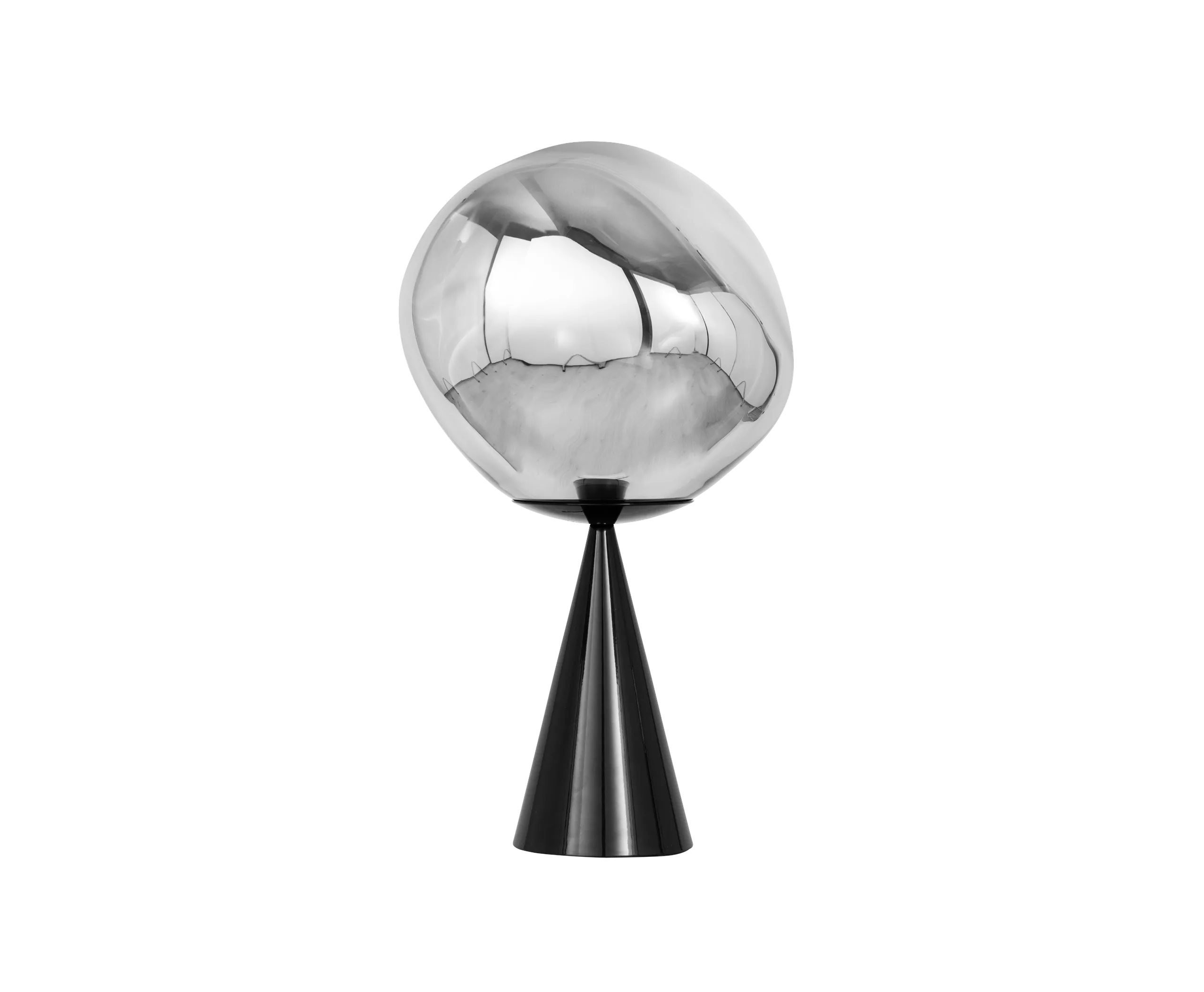 Tom Dixon Melt Cone Fat Table Silver Tischleuchte