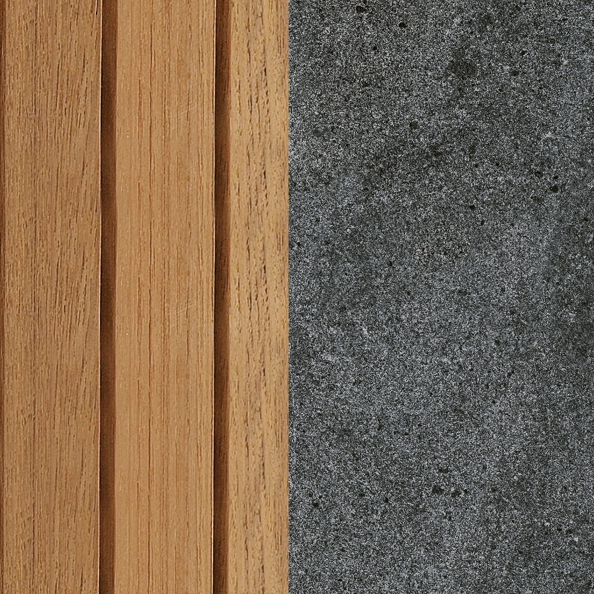 Teak/Keramik brickgrey 520