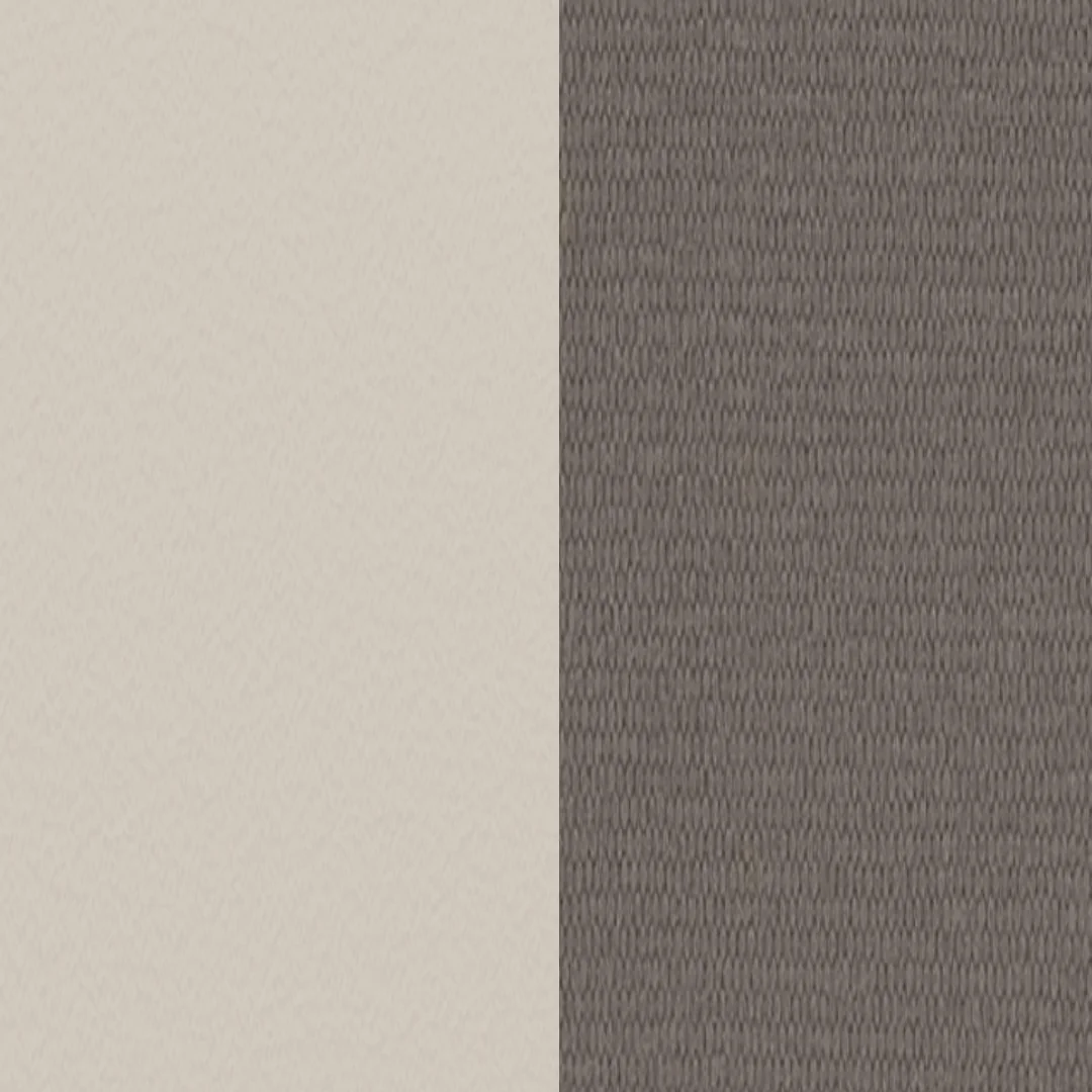 Aluminium Pebble / Cappuccino