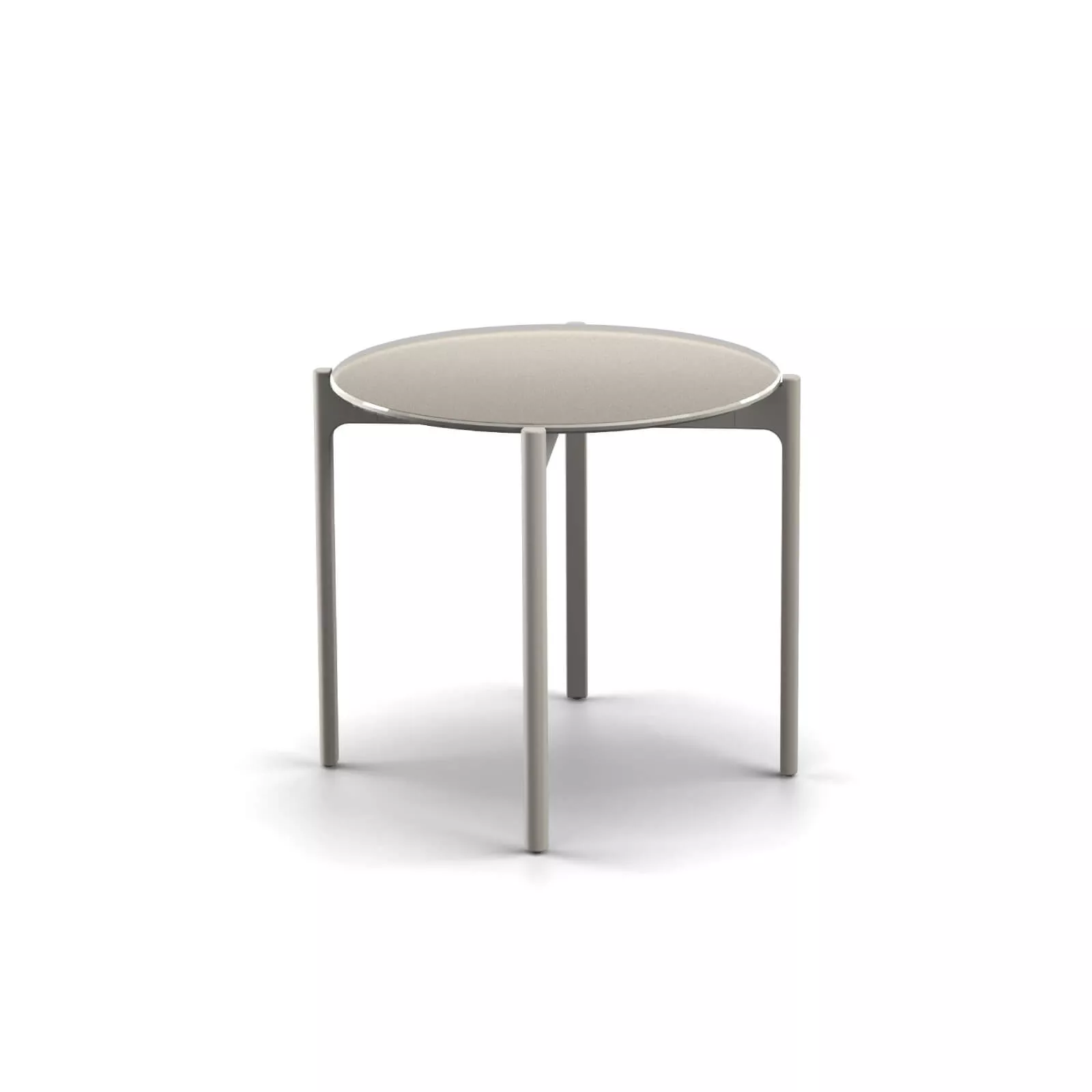 Dedon Izon Beistelltisch 54 5 cm in hellem Design ohne Hintergrund