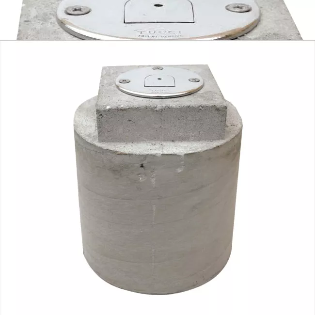 Bodenhülse/Betonzylinder