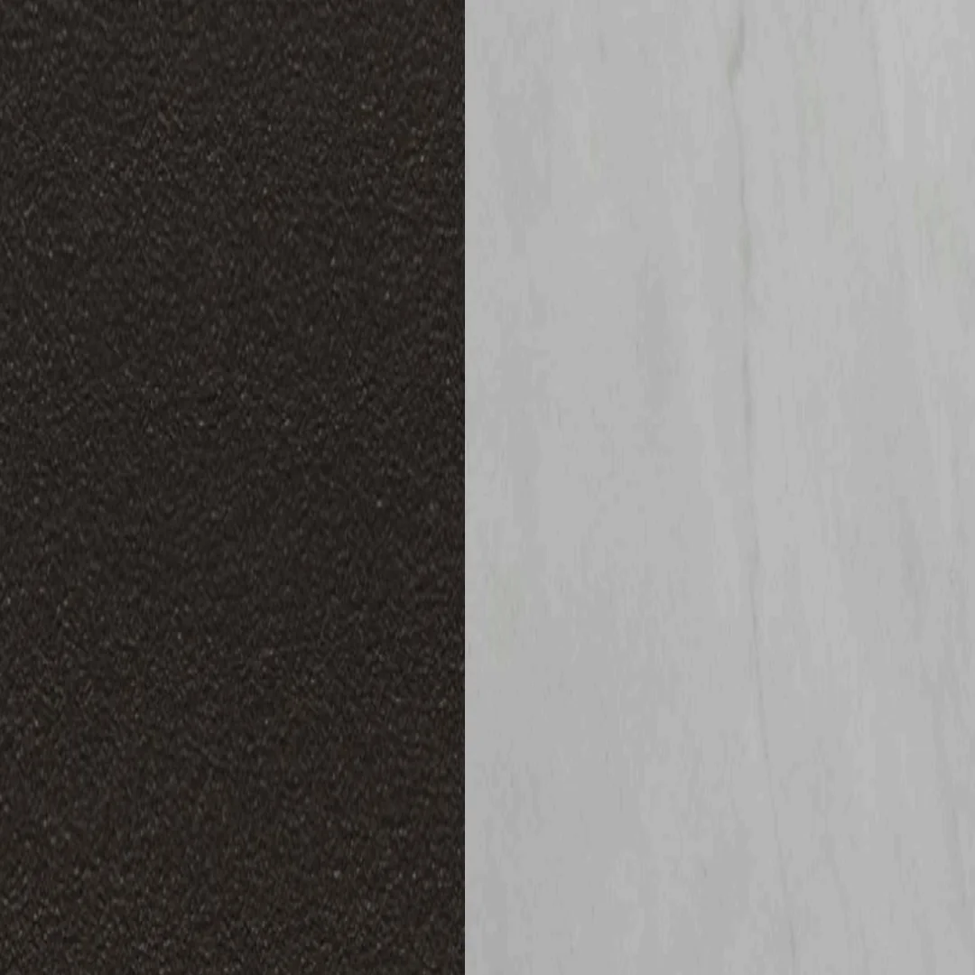 Aluminium beschichtet Anthracite / Keramik Bianco Statuario