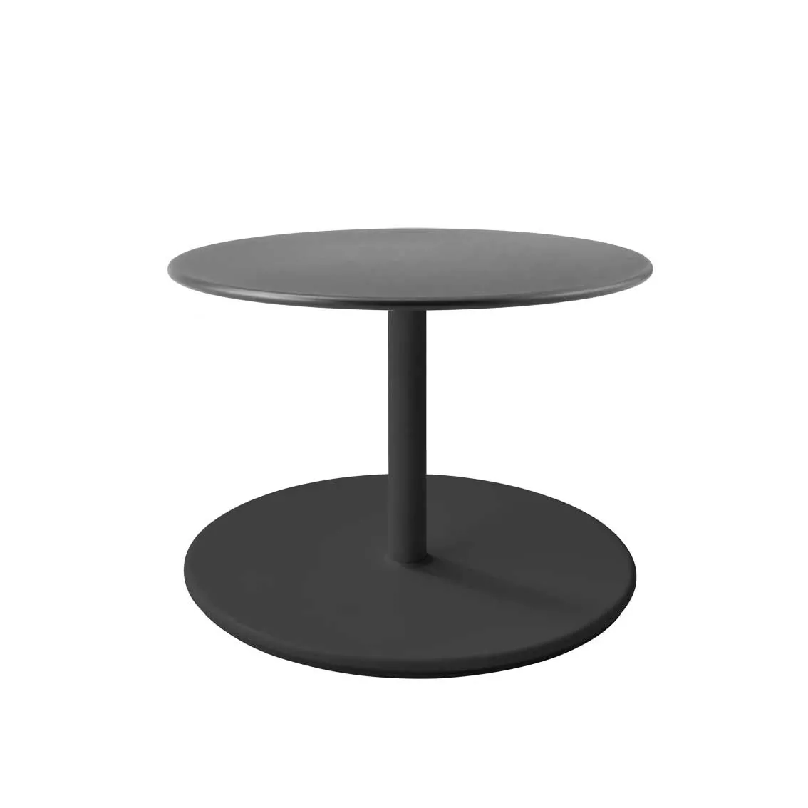 Cane-line Go Loungetisch | Gestell Ø 60, mit Aluminiumplatte Ø 60 cm