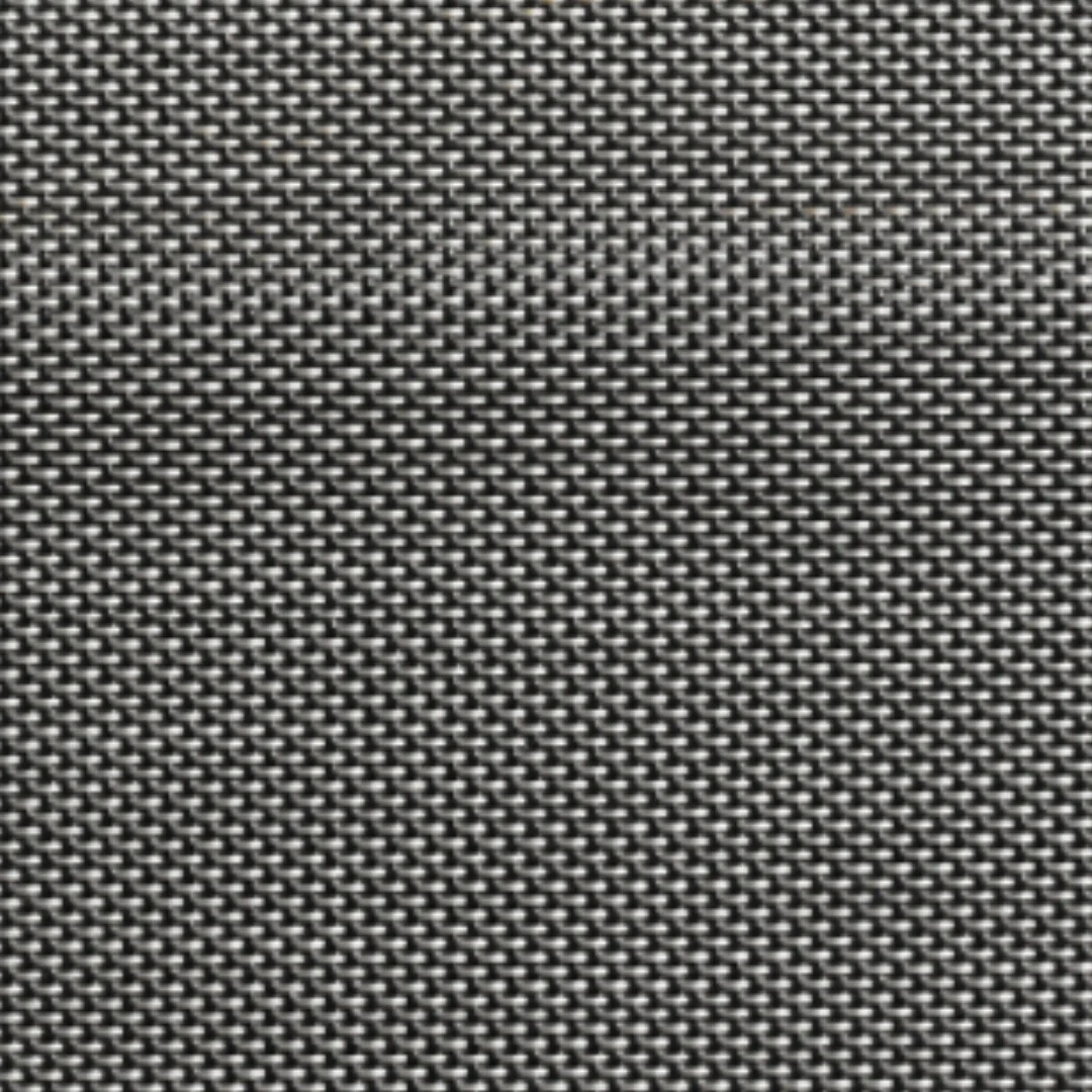 25 Gewebe Silber-Schwarz