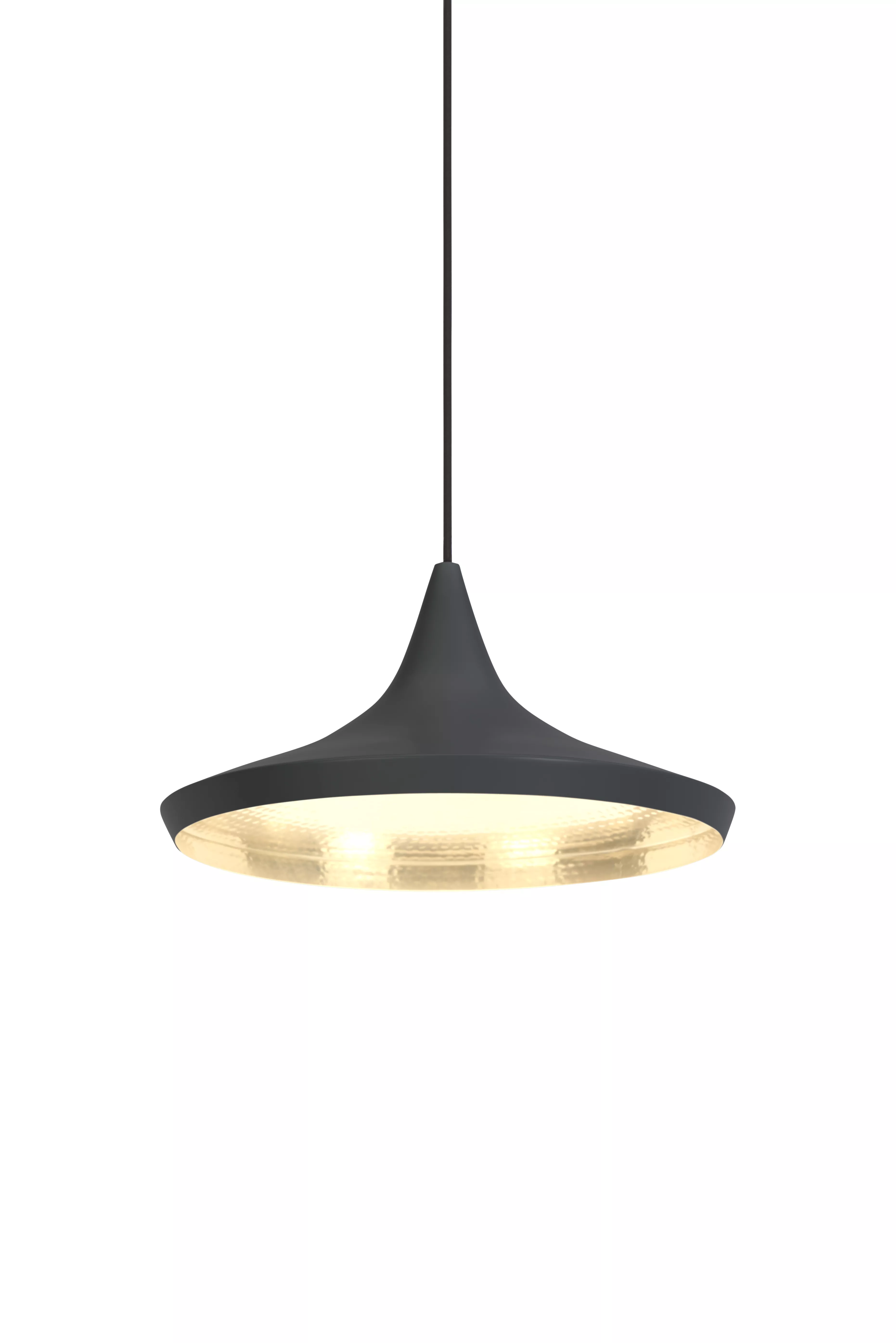 Tom Dixon Beat Wide Pendant Black • Quick Ship